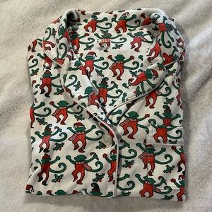 Roller Rabbit Christmas Monkey Pajamas